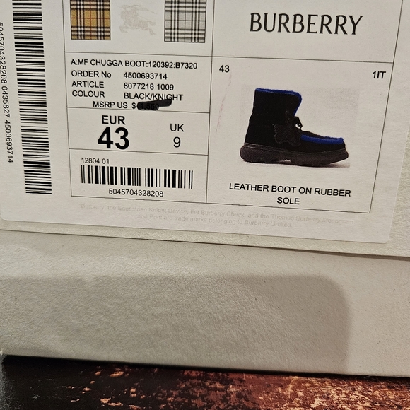 BURBERRY Shearling Creeper Boots - Picture 8 of 8